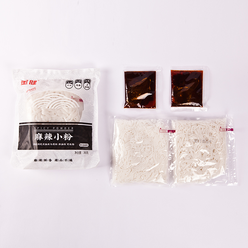 小背篓360g*2包麻辣拌粉金健湖南特产米粉米线速食方便拌面袋装